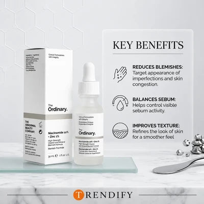 The Ordinary Niacinamide 10% + Zinc 1% Serum | Authentic Pakistan